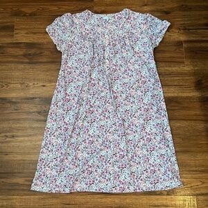 Vintage Y2K Womens Short Sleeve Nightgown Dress Floral Lace Cottagecore Coquette